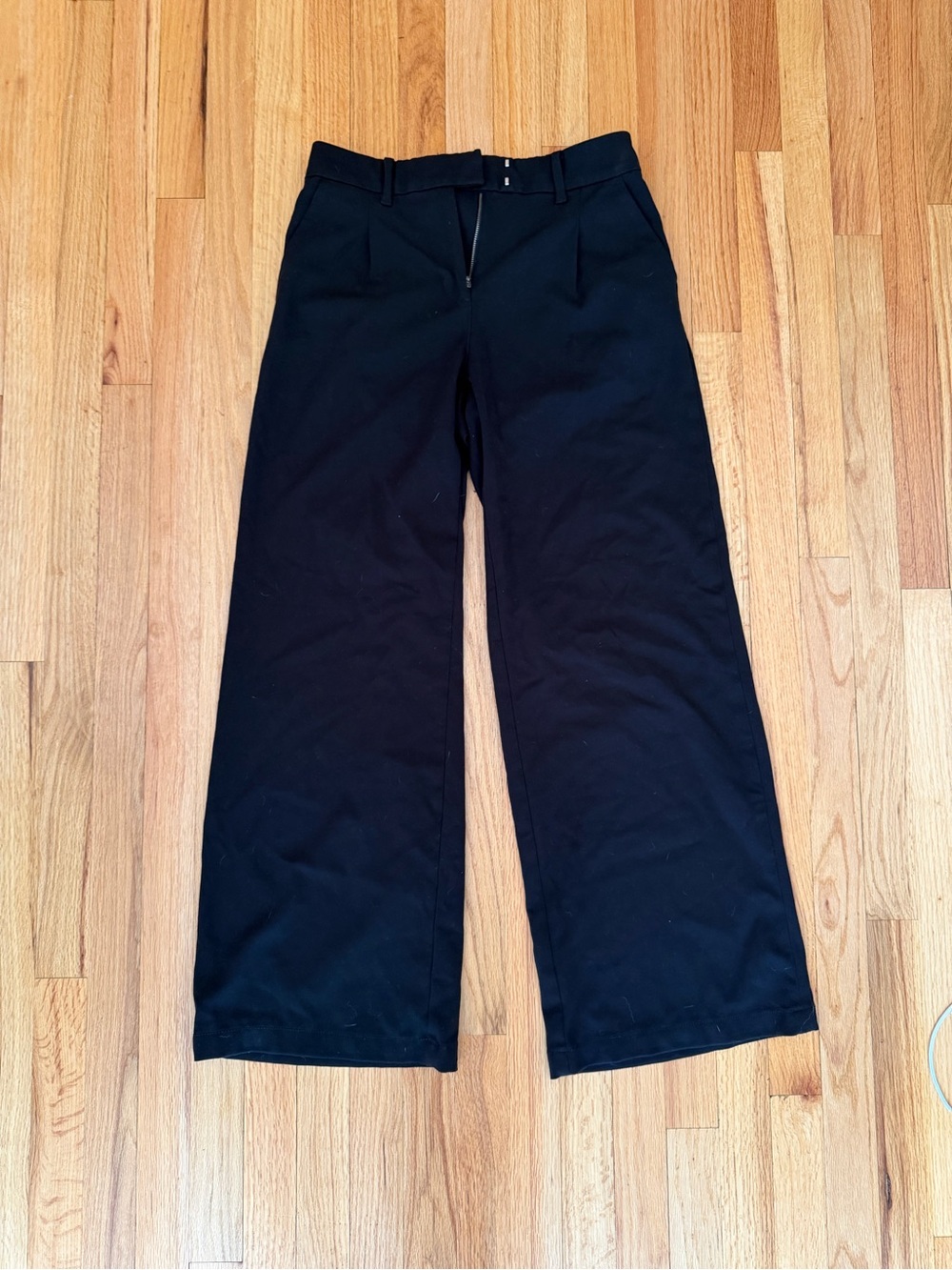 American Eagle Outfitters Women's Wide Leg Pants in Navy - Picture 3 of 5
